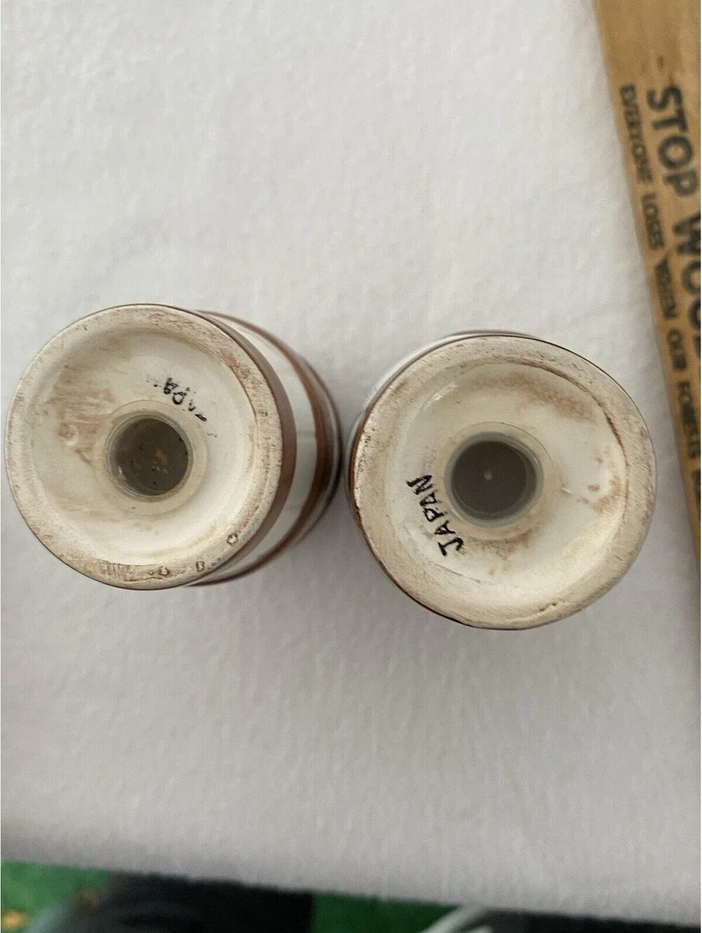 Vintage 1950s Salt & Pepper Shakers- Niagara Falls Canada- Barrels- Japan ~ 3”